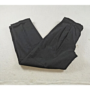 Puritan Men's 34x32 Black Dress Trousers Pleated Front Cotton Blend Vintage